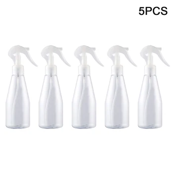 

5pcs Trigger Head 200ml Reusable Skin Care Cosmetic Contain Mini Portable Travel Makeup Transparent Empty Sealing Spray Bottle