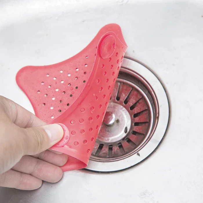 2Pcs Star Shape Bathroom Drain Hair Catcher Bath Stopper Plug Sink Strainer Filter Shower AC889
