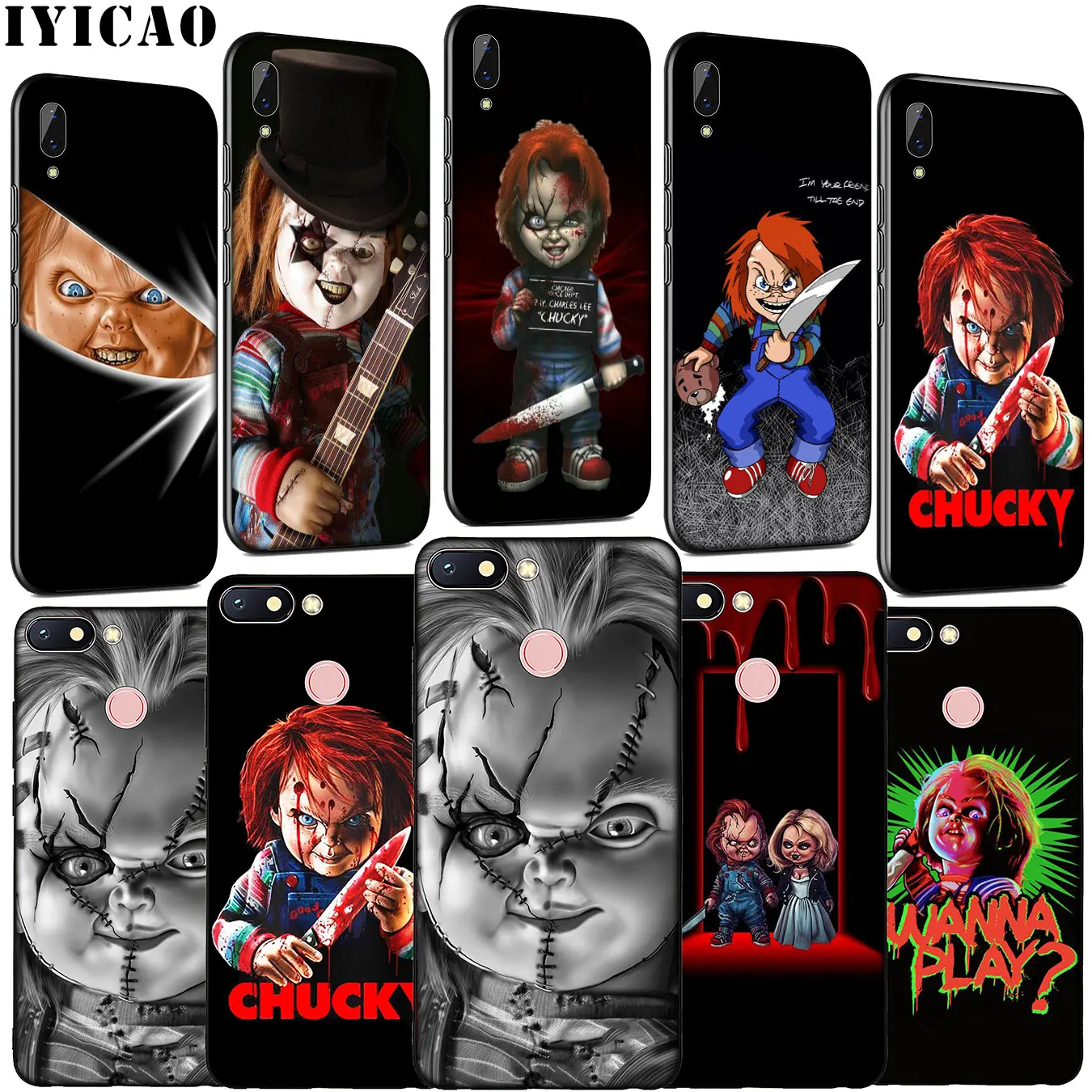 Мягкий силиконовый чехол для телефона Charles Chucky Doll IT Pennywise Xiaomi Redmi Note 8 8T 8A 7 7A 6 6A 5 5A K30