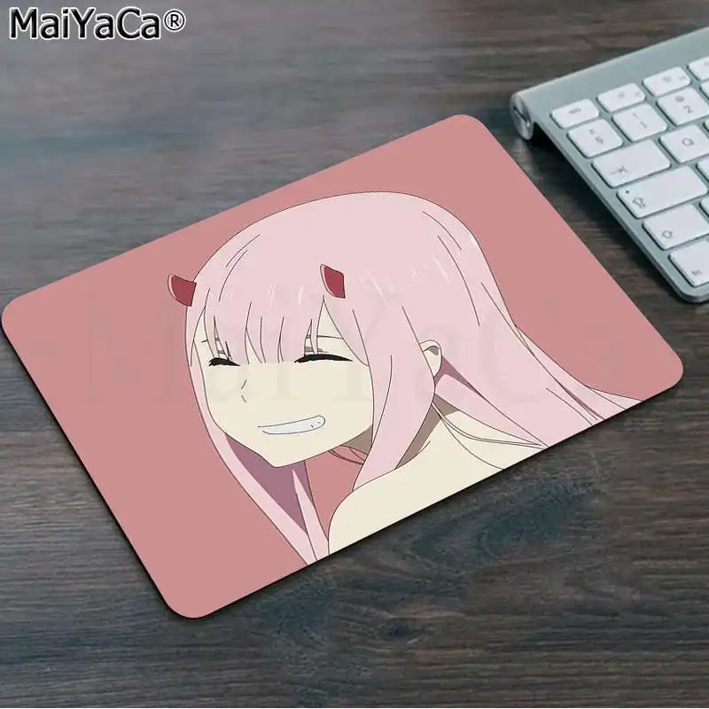 MaiYaCa My Favorite Anime Darling in the FranXX офисные мыши геймер силиконовый коврик для мыши большой коврик для мыши клавиатуры коврик - Цвет: Not Lock Edge18x22cm