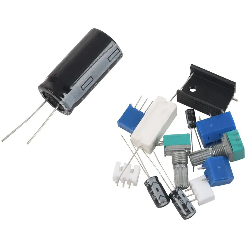 Красный 0-30V 2mA-3A постоянный Регулируемый источник питания DIY Kit PCB