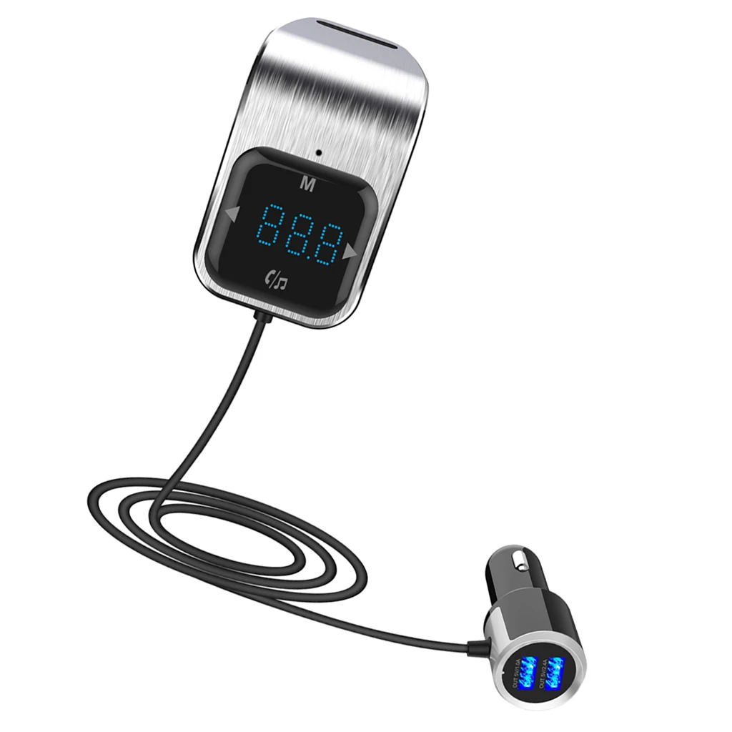 Handfree Автомобильный комплект Blutooth fm-передатчик радио mp3-плеер двойной usb зарядка