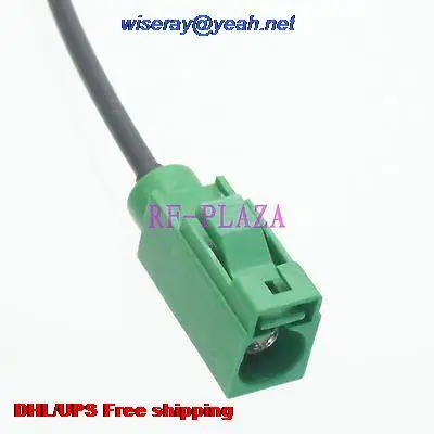 DHL/EMS 100 шт. кабель 6 дюймов коннектор Fakra SMB E 6002 Женский Джек зеленый RG174 РФ косичка перемычка Кабель с одним год warranty-A2