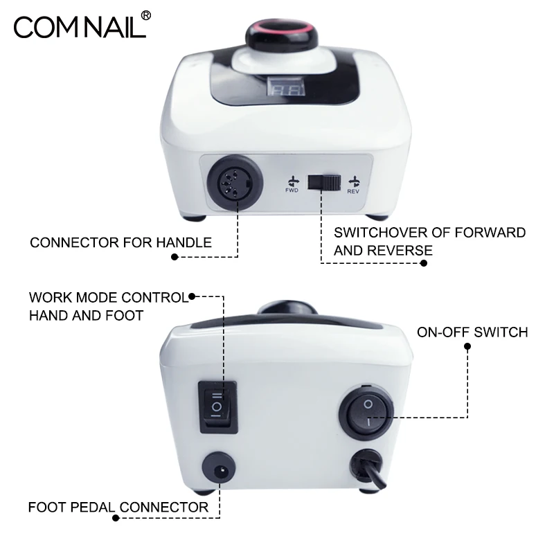 Billige 35000 RPM Nagel Bohrer Set Professionelle Elektrische Nagel Datei Maschine Kit Maniküre Maschine Pediküre Nagel Datei Nail art Werkzeuge Kit