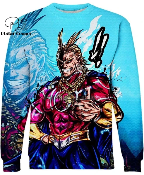 sweatshirt PLstar Cosmos janpan аниме мой герой Academy 3d толстовки/Толстовка зима осень забавные длинные selvee Harajuku streetwear-2 - Цвет: sweatshirt