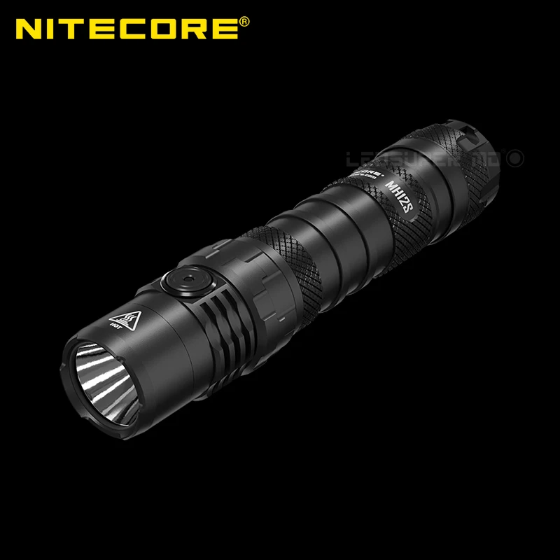 Superior Performance NITECORE MH12S 1800 Lumens 21700 Dual Fuel Compact Flashlight with 5000mAh Li-ion Battery