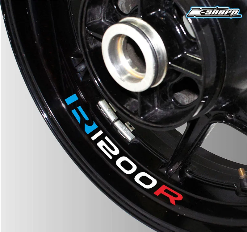 

New Motorcycle Sticker Reflective Wheel Sticker Auto Parts Tire Decal Decorative Film Suitable for BMW R1200R