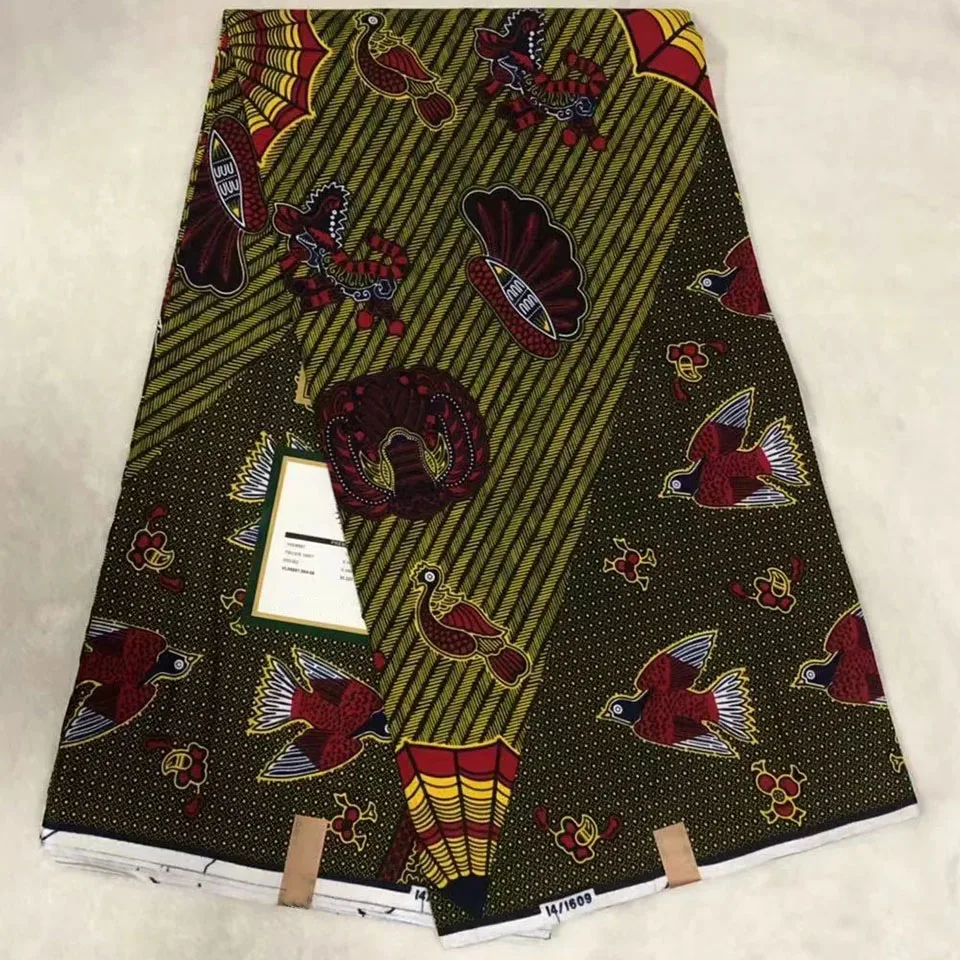 Mitex Печать Ткани Хлопчатобумажные для изготовления платьев юбки/африканские ткани Kitenge ткани африканская Pagne DF-384