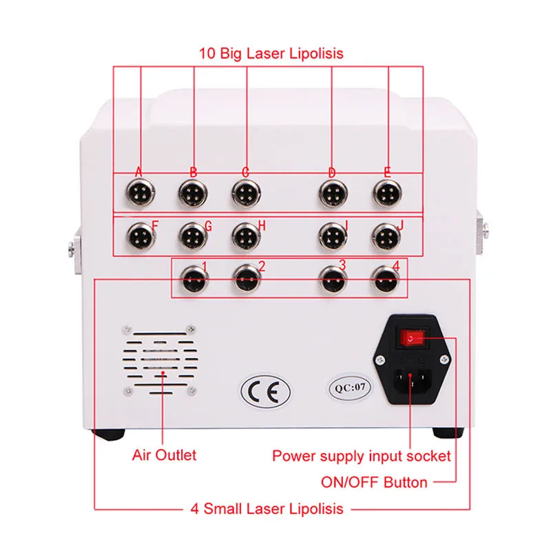  Portable Home use Ultrasonic Cavitation Vacuum Radio Frequency Laser 14 Pads Loss Weight Equipment 