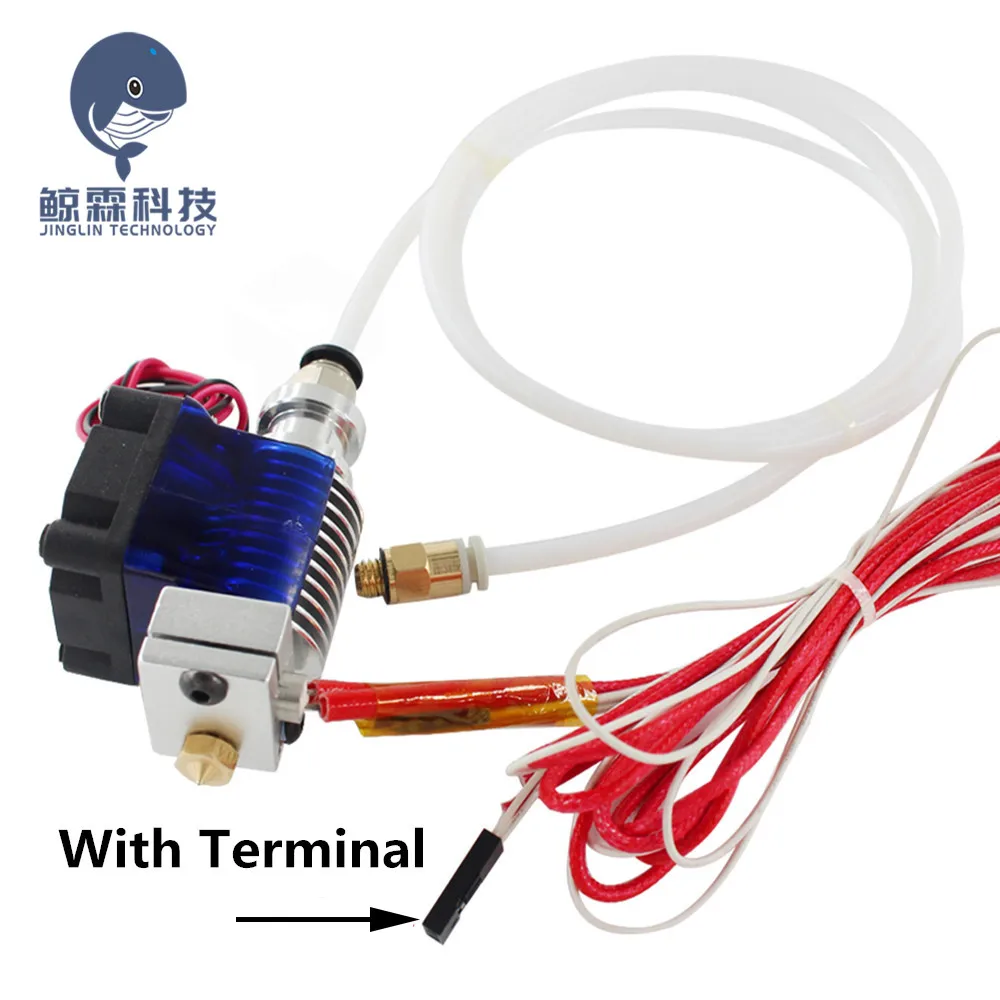 Детали для 3D-принтера E3D V6 Hotend Kit 0 4/1 75 мм J-head дистанционный экструдер 12 В 24 с
