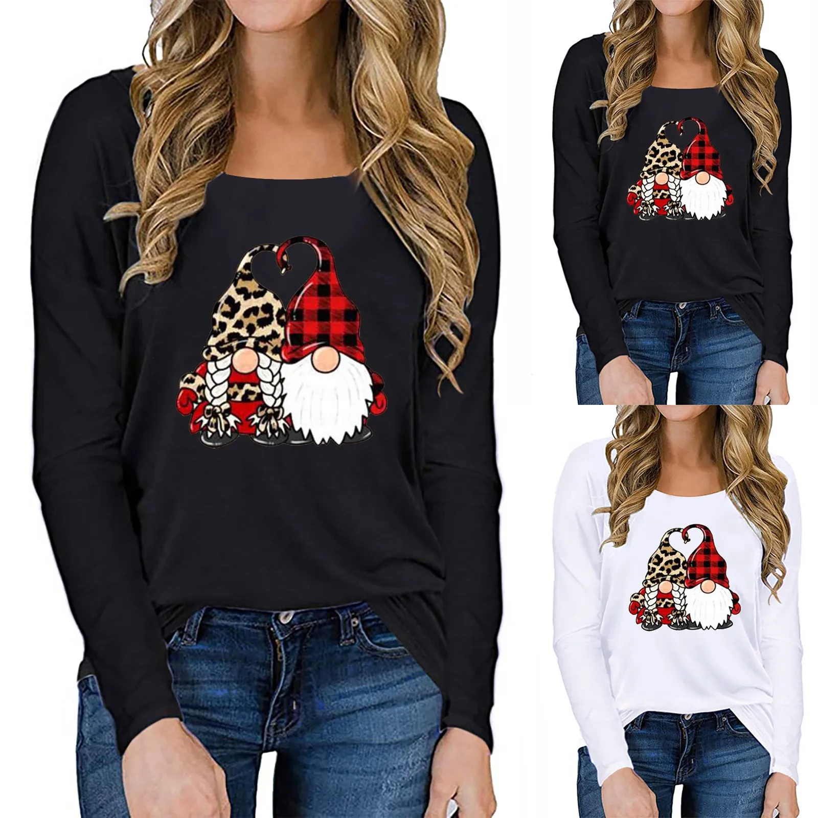 Fashion Blouse 2021 Women Letter Valentine's Day Print Long Sleeve  Novelty Graphic Tops blouses blusas mujer рубашка женская 2