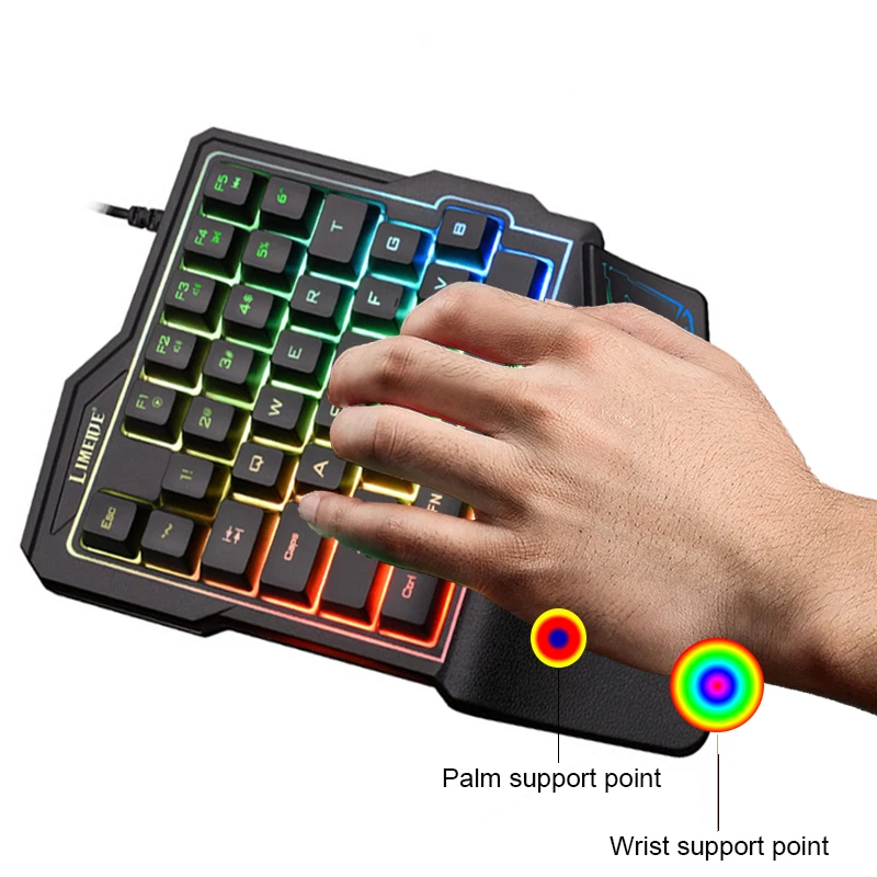 Клавиатура игровая Механическая Проводная с RGB подсветкой 35 клавиш|Клавиатуры| |