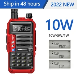 Baofeng – talkie walkie Tri power 10/5/1W, émetteur récepteur double bande UVS9Plus, Radio bidirectionnelle de chasse en option, UV S9Plus, UV 9R, UV 82 