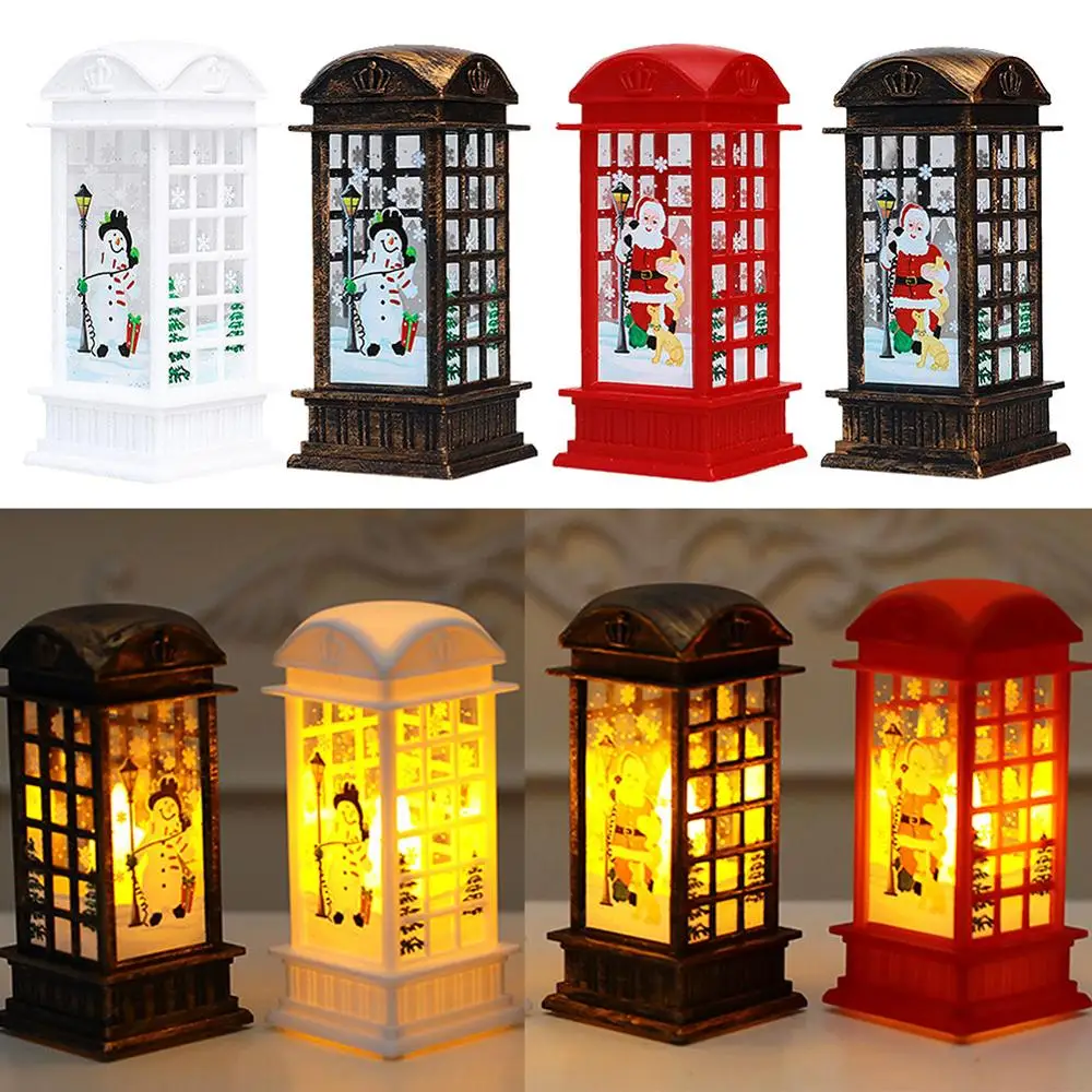 Retro Candle Light Home Shop Decorative Light for Christmas Party Holiday