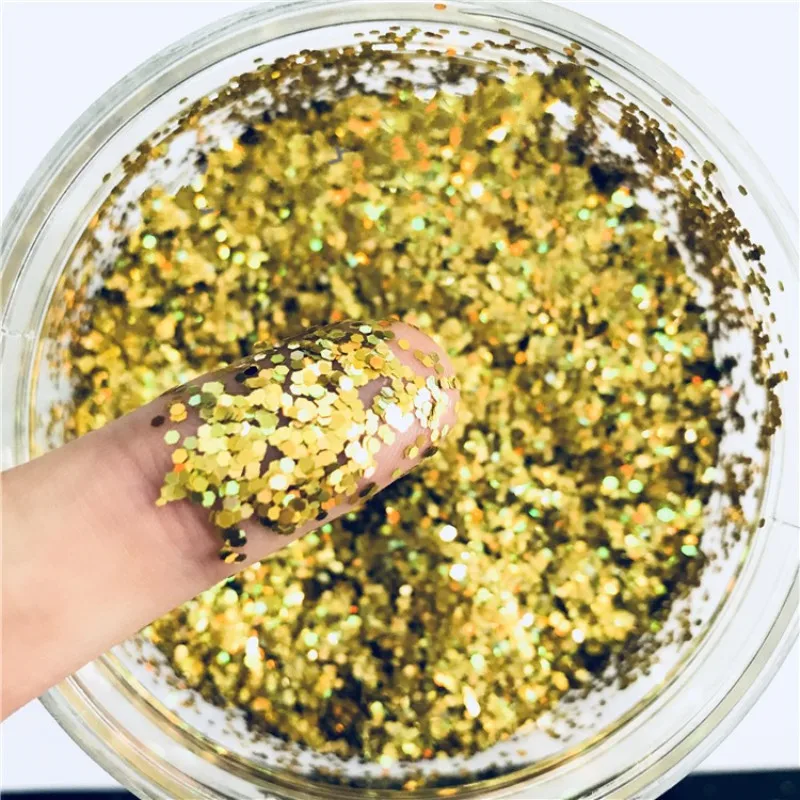 

Ultra-thin 3D Nail Sequin 1mm Dot Laser Glittering PET SequinsPaillettes Eo-Friendly Loose Sequin for Nails Art Decoration 8g