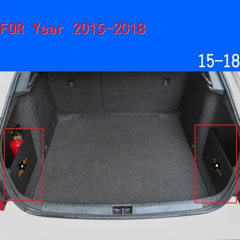 Вещи Кемпинг Аксессуары Voiture Coffre багажник автомобиля Oto Bagaj Kofferbak карго задние стойки аксессуары 15 16 17 18 для Skoda Octavia