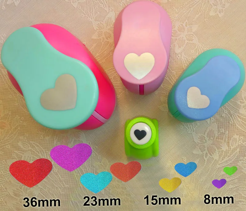 Large Size Heart And Wave Heart Shape 1 Inch Hole Punch Set Love Puncher  Crafts Scrapbooking Diy Eva Foam/paper Cutter Punches - Hole Punch -  AliExpress