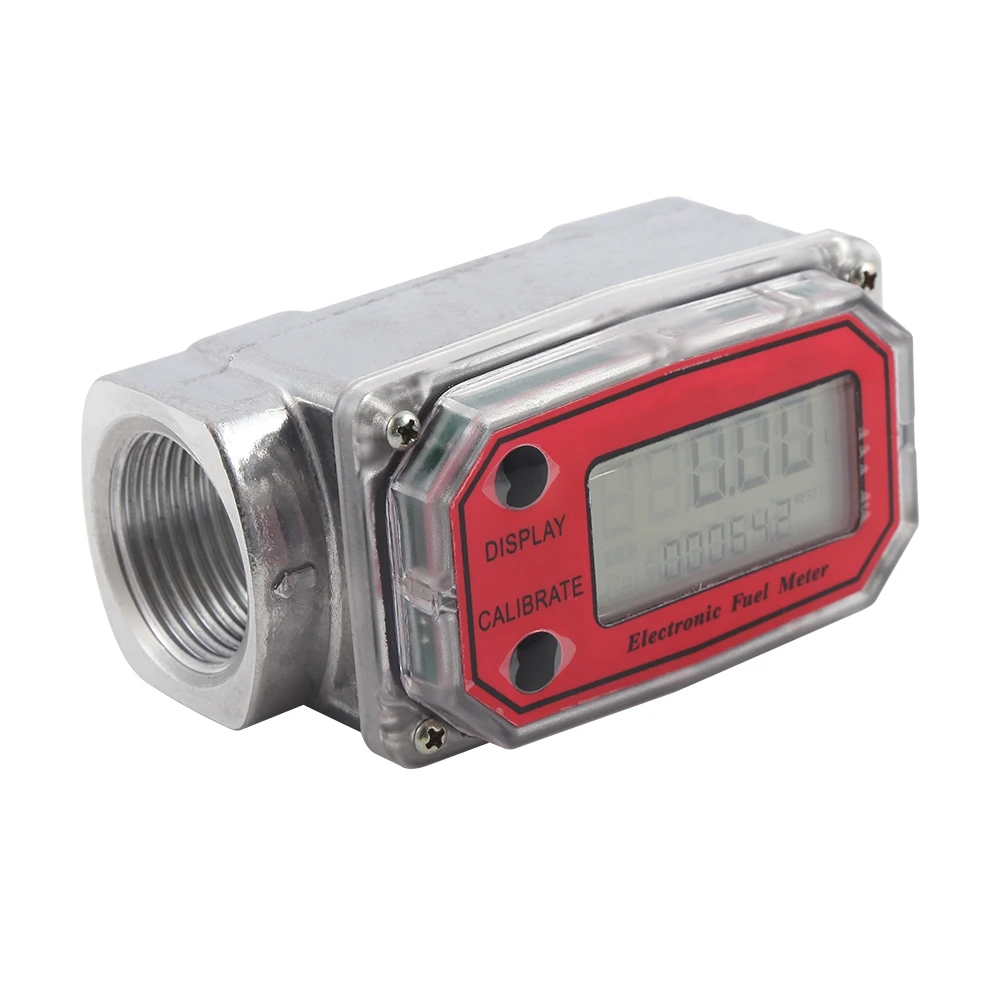 ALLSOME LLW-25 Digital Turbine Flow Meter for Gasoline Diesel Kerosene