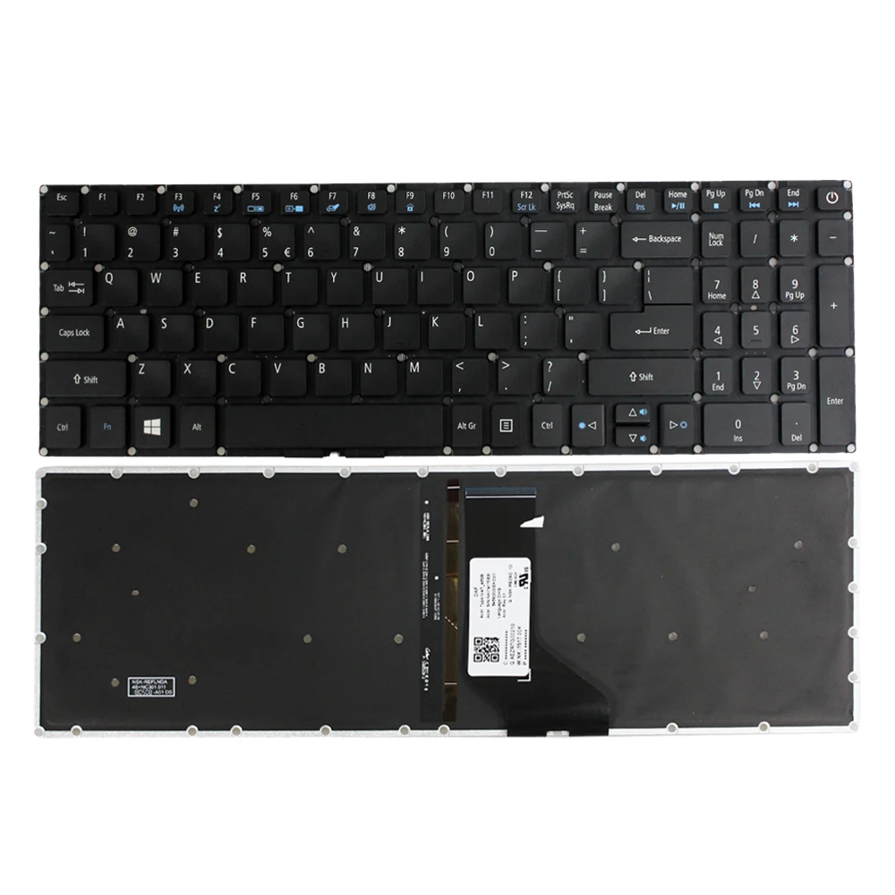 

For Acer LV5P_A50BRL NSK-REDBW 1D NKI1517021 NK.I1517.021 US Keyboard Backlit