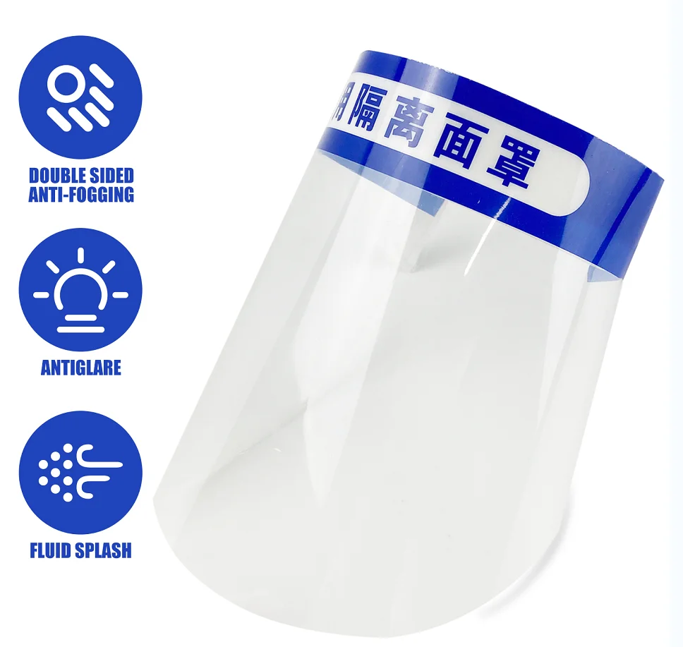 

In Stock Transparent Protection Face Masks Hat Helmet Isolation Face Shield Anti-Fog Dust-proof Safety Masks For Hair Salon