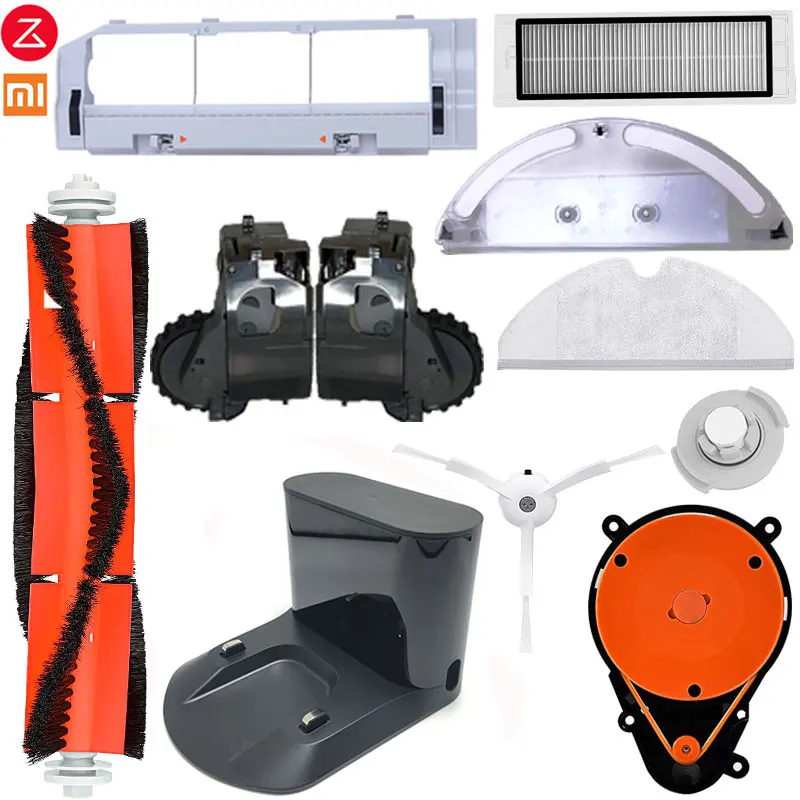 

Roborock Vacuum Cleanner Parts Suitable For Roborock 2 S50 Cleaning Robot Spare Parts mop cloth Charging pile Black