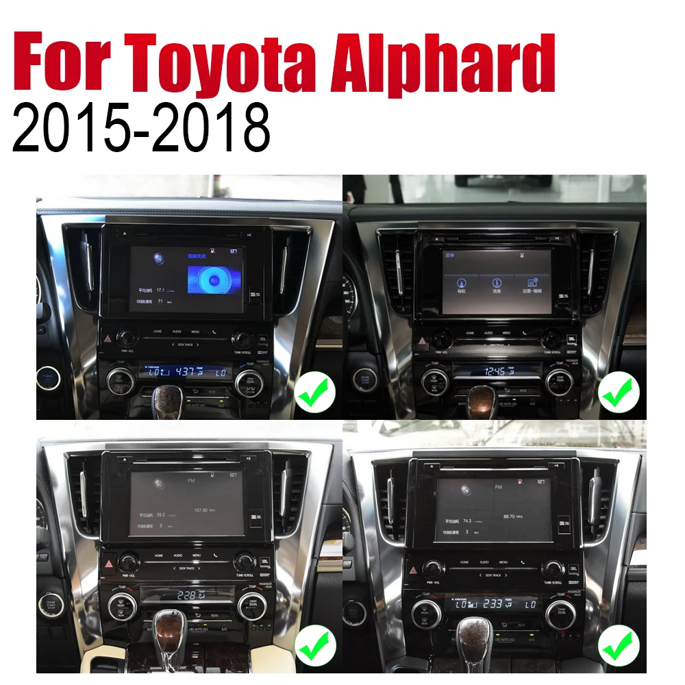 ZaiXi Авто плеер gps навигация для Toyota Alphard~ автомобильное мультимедиа андроид экран системы радио стерео
