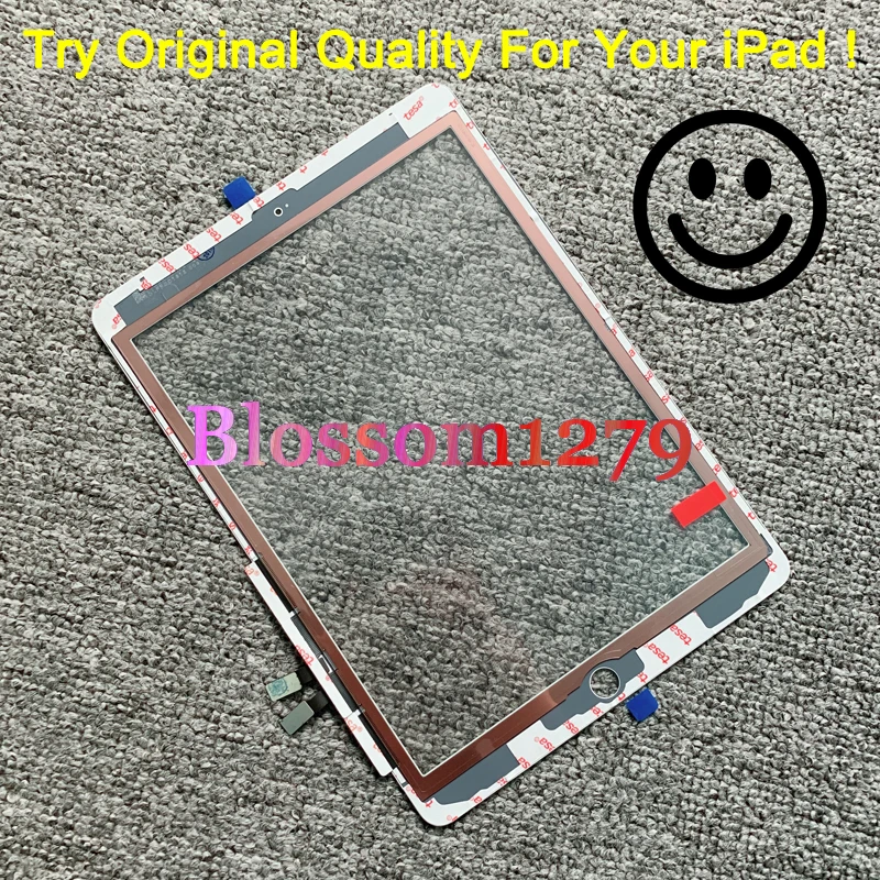 10 шт. сенсорный экран дигитайзер стеклянная панель для Apple iPad 1 2 3 4 5 6 7 mini Air Pro с клейкой заменой