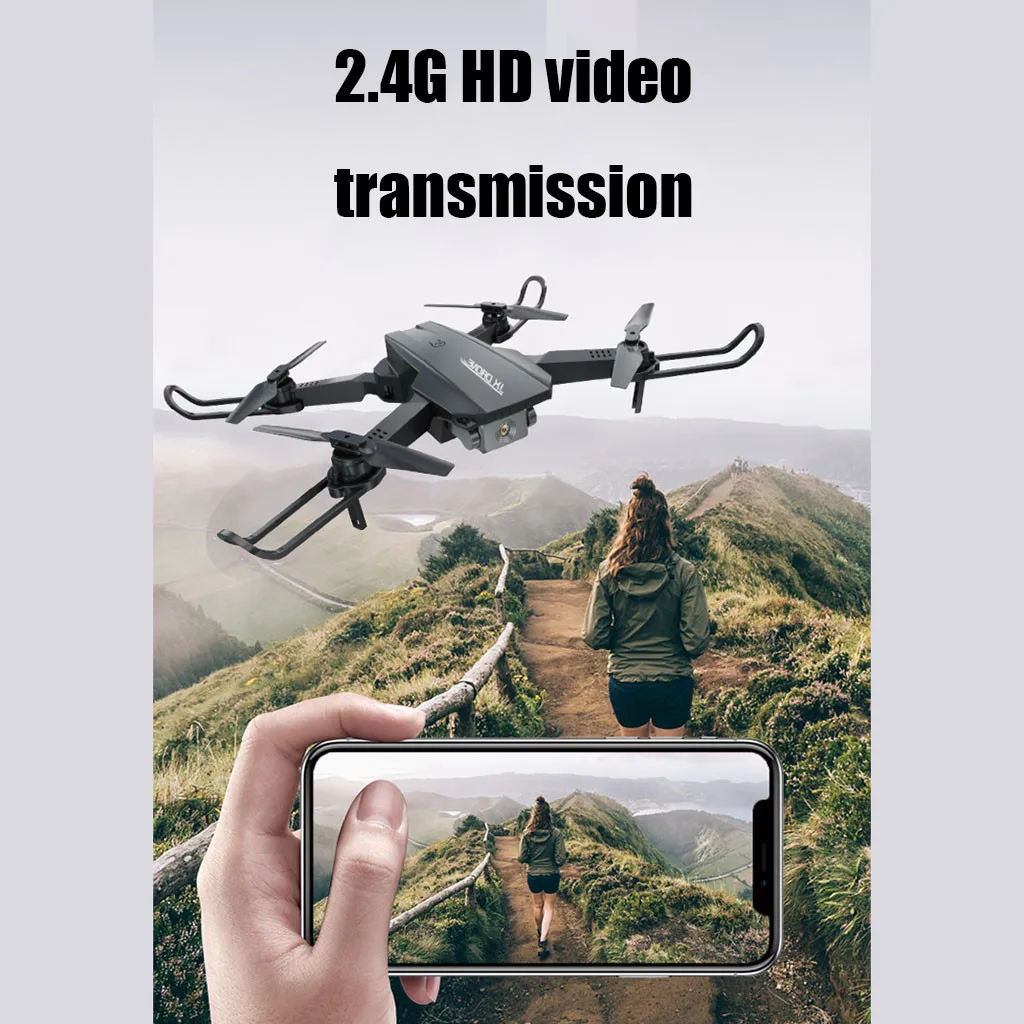 2020 J2 2 4G WIFI FPV 4K HD Двойная камера жест фото 1080P режим удержания высоты
