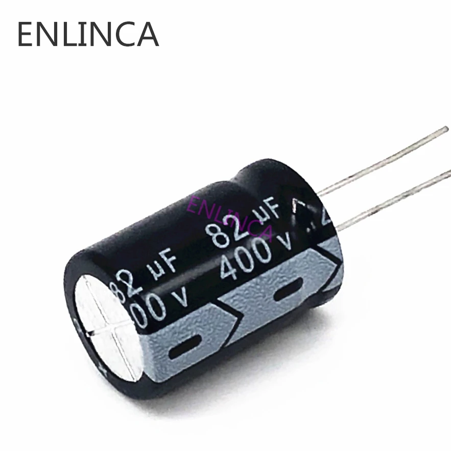 Condensador electrolítico de aluminio, 10 400V, 82UF, alta frecuencia, baja impedancia, 400V82UF, tamaño 18x25 20%|electrolytic capacitors|aluminum electrolytic capacitor400v 82uf -
