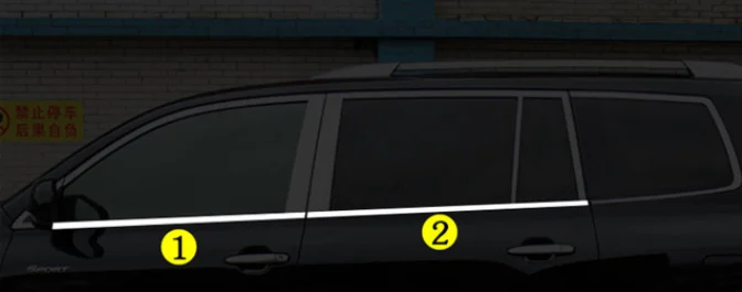 Нержавеющая сталь окна автомобиля планки для toyota rav4 2006 2007 2008 2009 2010 2011 2012 xa30 - Цвет: 4 pcs trims