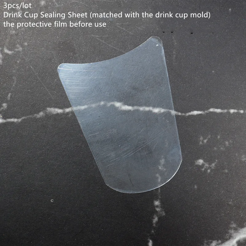 drink cup sheet Новое поступление шейкер формы бутылки молока УФ смолы эпоксидной формы волшебная палочка масло шприц ремесло инструменты - Цвет: drink cup sheet