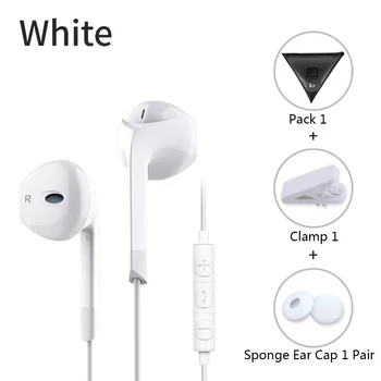 

Wired Earphone Hifi Music Earphone 3.5mm In-ear Headset Earbuds with HD Microphone Bass Earphones for Samsung iPhone Xiaomi E6U