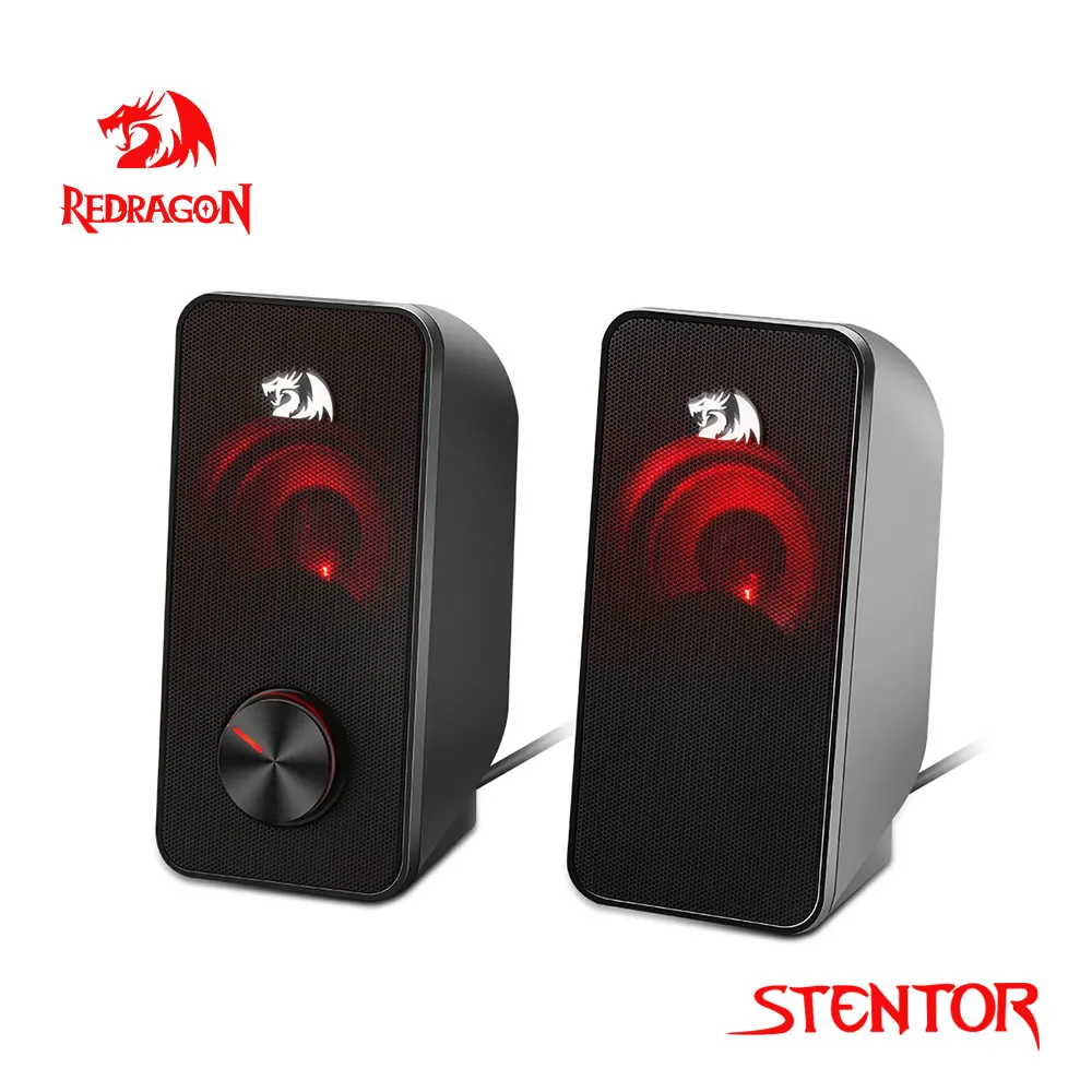 Redragon Stentor GS500 aux 3.5mm stereo surround music smart speakers column sound bar computer home PC notebook TV loudspeakers