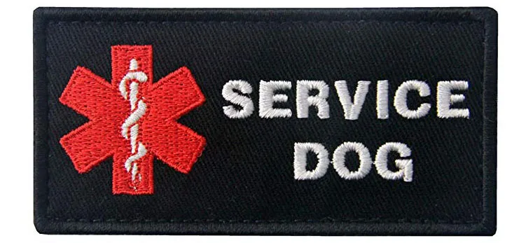 Service dog 1 Служебная собака K9 Полицейская собака армейская собака Рабочая тренировочная направляющая лапа Гог нашивка петля Боевая нашивка для средних и больших собак жилетки - Цвет: Service dog 1