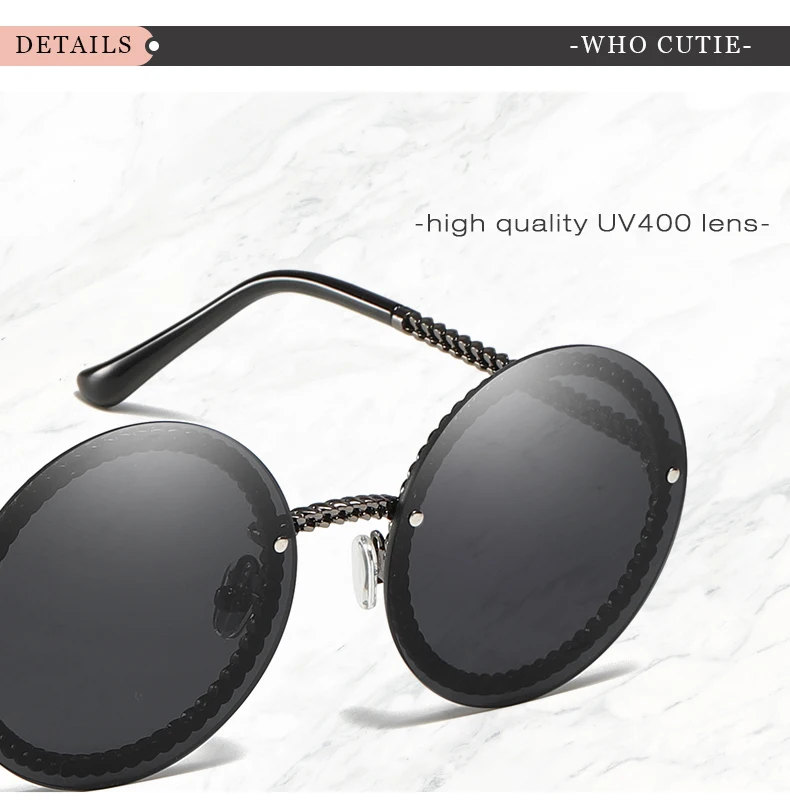 Vintage Round Sunglasses Women with Pearl Chain Accessory 2019 Luxury Brand Design Retro Gold Frame Sun Glasses Female Shades black sunglasses women