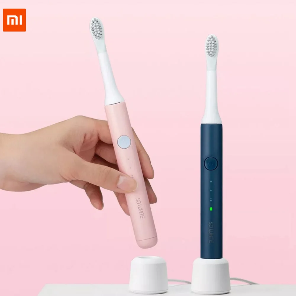 

Xiaomi SO WHITE EX3 Sonic Electric Toothbrush Wireless Induction Charging IPX7 Waterproof Tooth Brush Cheap 3 Smart home