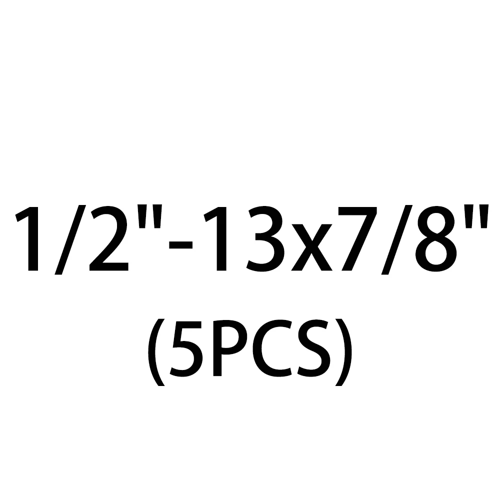 3/"-16 7/16"-14 1/"-13 Шестигранная головная крышка шестигранного болта ANSI B18.3 винт - Цвет: 5PCS