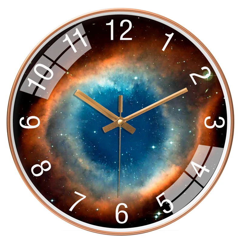 Креативные настенные часы в скандинавском стиле для гостиной, детской комнаты, звездное небо, спальня, космическая галактика, настенные часы, домашний декор, Horloge FZ032