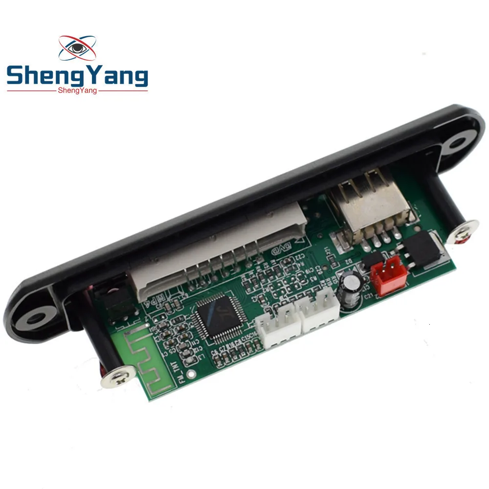 Новое поступление 1 шт. ShengYang беспроводной Bluetooth 12 в MP3 WMA декодер доска аудио модуль USB TF радио для автомобиля аксессуары