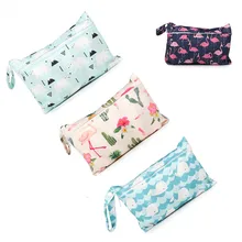 Водонепроницаемая многоразовая влажная сумка с принтом карманная сумка для подгузников дорожная сухая влажная сумка мини-подгузник Размер 22,5*15 см