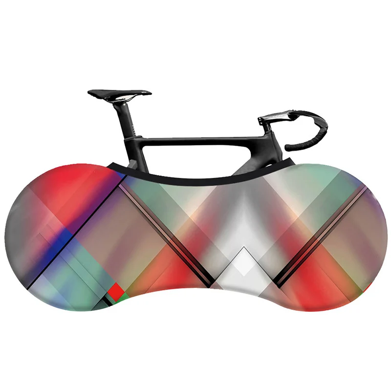 HSSEE Красочные серии велосипедный внутренний пылезащитный чехол официальный подлинный эластичный тканевый чехол для шоссейного велосипеда Модные Аксессуары для велосипеда - Цвет: 4
