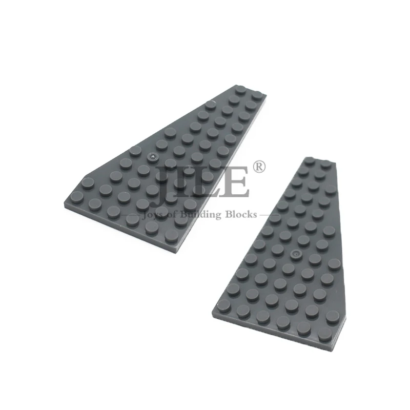 

Moc Wedge Base Plate 12x6 Left and Right DIY Enlighten Building Blocks Bricks Modified Sets Compatible with Assembles Particles