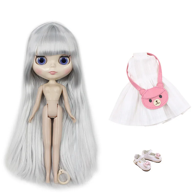 

Factory Blyth Dolls Gift Box Doll Clothes Shoes Set Joint Body 4 Colors Eyes Dress Up By Yourself DIY Change Toys for Children