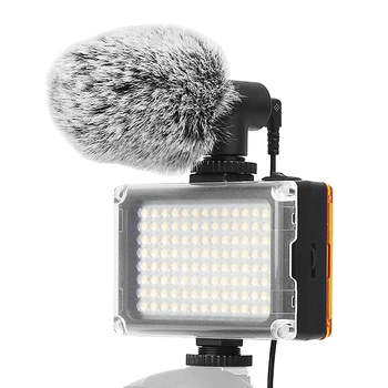 

104 Dimmable LED Video Light Rechargeable Photo Studio Light 3300-5500K for DSLR Camera Phone Video light Wedding Videomaking