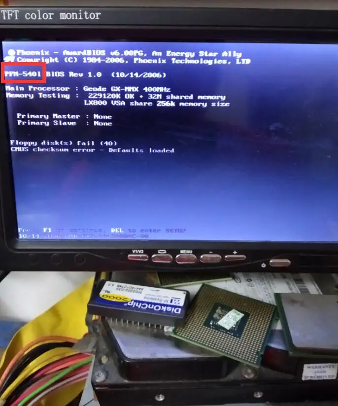 ОК оригинальная безвентиляторная IPC cpu плата PFM-540I A1.0 PC/104 Встроенная Промышленная материнская плата PC104 SBC с памятью LX800