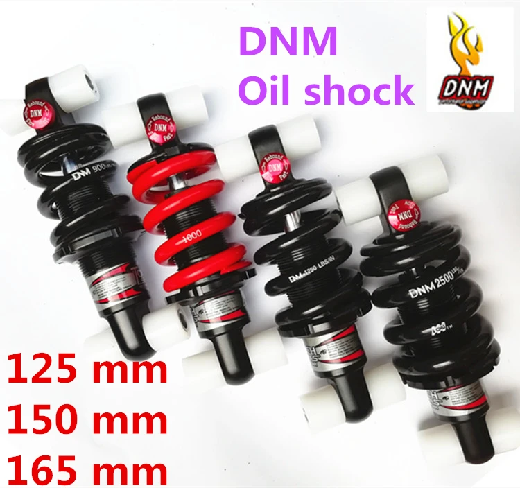 DNM shock 125 мм 1250 фунта велосипед после подвески регулируемый поглотитель масляная