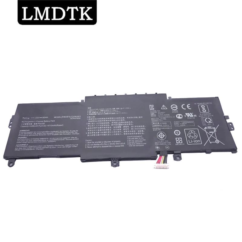 

LMDTK New C31N1811 Laptop Battery For ASUS 0B200-03080000 BX433FN UX433FN-2S For ZenBook 14 UX433F UX433FA-A5046R 11.55V 50WH