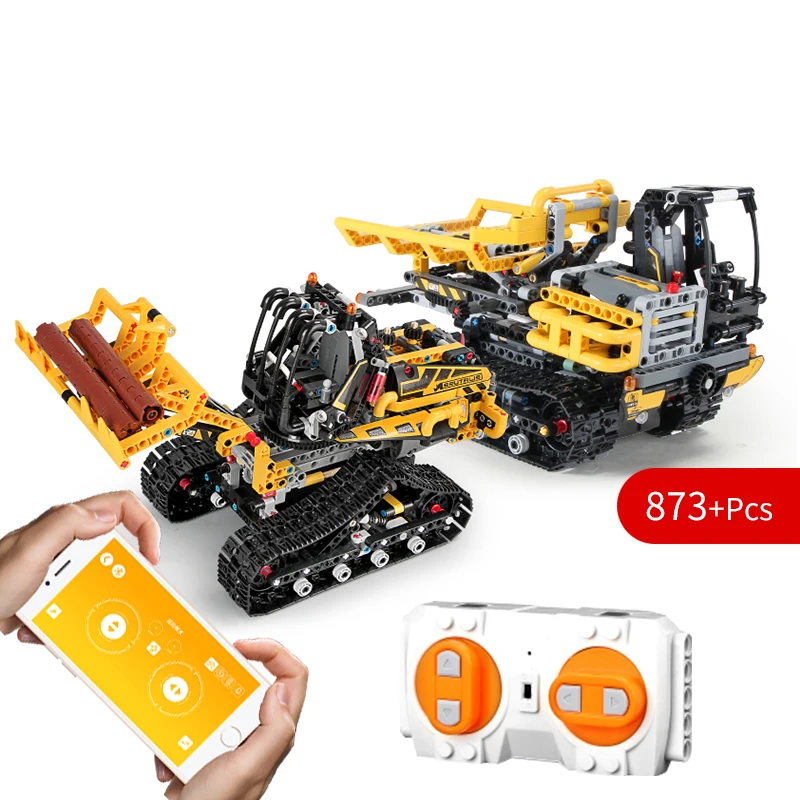 

Mouldking Building Blocks RC City Engineering Truck Forklift App Control Building Blocks Legoingly Bricks Toys Gitfs