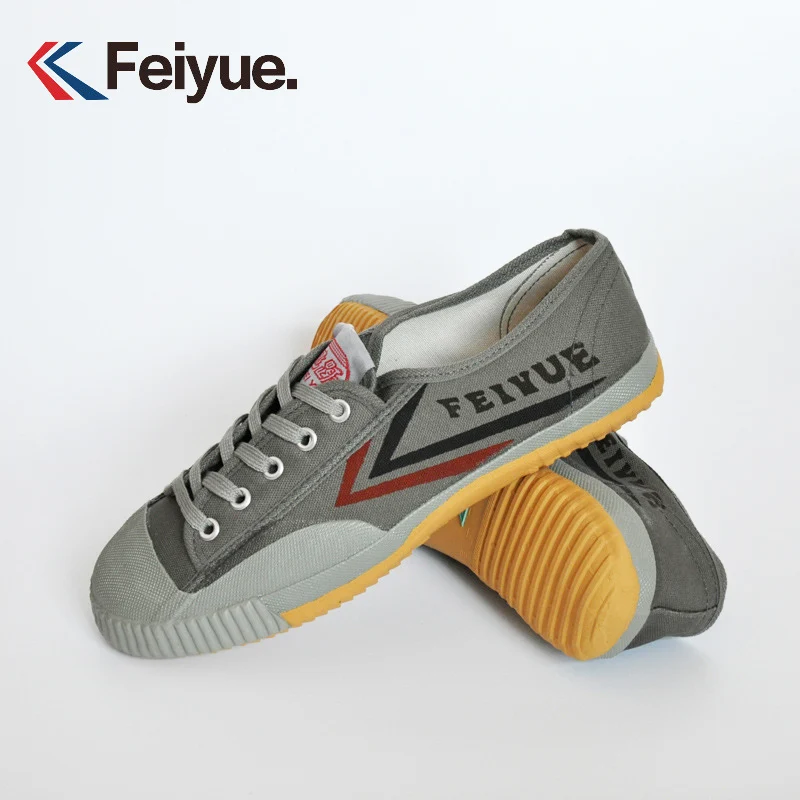 Серый китайский кунг-фу ушу Тай Чи Feiyue обувь мужские боевые искусства кроссовки для таэквондо дышащие кроссовки туфли для паркура Wing Chun