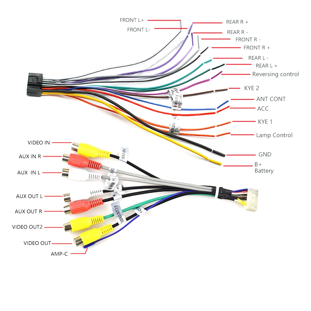 AMPrime 7018B Universal Reprodutor multimídia Carro Autoradio